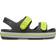 Crocs Kid's Crocband Cruiser Sandals - Slate Grey/Acidity