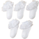 Shein Girls Solid Color Fashionable Ruffle Trim Cotton Short Princess/Dance Socks