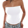 Shein Vaiaye 4th Of July Holiday Summer Outfits Sexy Strapless Basis Vest Fashion Solid Elastic Slim Fit Tube Top For Women Four Seasons Wear