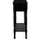 Premier Housewares Heritage Black Console Table 33x91cm