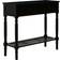 Premier Housewares Heritage Black Console Table 33x91cm