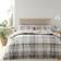 Catherine Lansfield Melrose Tweed Duvet Cover Natural (200x200cm)