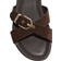 H&M Señoras Sandalias Con Tiras Cruzadas - Marrón Oscuro