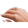 The Diamond Icons Elizabeth Ring - White Gold/Diamonds