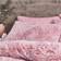 Catherine Lansfield Cuddly Duvet Cover Pink (200x200cm)