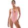 New Look Striped Ring Detail Swimsuit - Red
