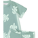 Shein Young Boy Casual Cute Cartoon Turtle Print Snug Fit Round Neck Short Sleeve T-Shirt - Summer
