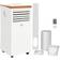 Homcom 7000 Btu Mobile Air Conditioner White/Rose Gold
