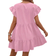 Shein Breezaya Women Summer Solid Color Round Neck Loose Babydoll Dress With Ruffle Trim Vacation Beach Outfit