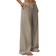 Shein Flirla Women's Casual Versatile Solid Color Wide Leg Pants