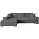 Nelly Dark Gray Sofa 3-Sitzer