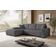 Nelly Dark Gray Sofa 3-Sitzer