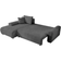 Nelly Dark Gray Sofa 3-Sitzer