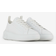 Armani Exchange Chunky Leather Sneakers - White