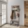 House of Home Coat Rack Stand Rustic Brown/Black Hallway Furniture & Accessory