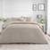 Dunelm Jessa Pintuck Duvet Cover Natural (260x220cm)