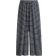 H&M Ribbed Drawstring Trousers - Navy Blue/White Striped