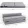 Homcom Guest Grey Sofa 138cm 3 Seater