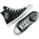 Converse Kid's All Star High Logo Play - Black/White/Black
