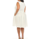 White Mark Women's Solid Fit & Flare Dress Plus Size - White