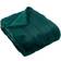 Paoletti Empress Alaskan Faux Fur Throw Blankets Green (180x130cm)
