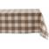 DII Buffalo Tablecloth Brown, White (304.8x152.4cm)