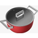 Smeg Casserole Red med lokk 4.6 L 24 cm
