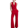 Mango Wide Leg Suit Pants - Red