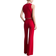 Mango Wide Leg Suit Pants - Red