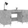 vidaXL 829520 Concrete Grey Skrivebord 50x140cm