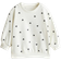 H&M Cotton Sweatshirt - Cream/Hearts (0579010084)