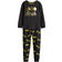 H&M Boys Printed Cotton Jersey Pyjamas - Black