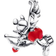 Pandora Disney Mickey Mouse Cupid Charm - Silver/Red