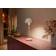 Herstal Vienda Putty Grey Table Lamp 47.5cm