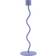 Cooee Design Curved Dark Purple Candlestick 10.2"