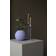 Cooee Design Curved Dark Purple Candlestick 10.2"