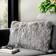 Safavieh Chic Shag Complete Decoration Pillows Silver (50.8x30.48cm)