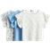 H&M Cotton Tops 3-pack - Light Blue/Floral (1297188003)