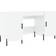 vidaXL 829558 White High Gloss Writing Desk 50x140cm