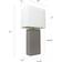 Elegant Designs Modern Leather Gray Table Lamp 21" 2pcs