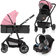 Lionelo Amber 3in1 Pink Rose (Travel system)