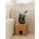 ferm LIVING Kuben Natural Oak Bedside Table 45x45cm