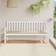 vidaXL 180x50x3cm Garden Bench Chair Cushions Beige (180x50cm)