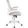 Flash Furniture Kelista Light Gray/White Kontorsstol 104.8cm