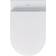 Duravit ME by Starck Wand-WC Rimless Set, Farbe: Weiß mit Wondergliss