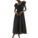 H&M Off The Shoulder Poplin Dress - Black