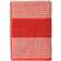 Juna Check Badlakan Röd, Beige (140x70cm)