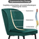Flieks 5 Piece Green/White Dining Set 80x140cm 5pcs