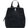 Desigual Perforated Letters Medium Backpack - Black