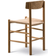 Fredericia Furniture J39 Mogensen Clear Oiled Oak / Natural Paper Cord Køkkenstol 77cm